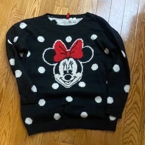 Minnie mouse polka dot sweater